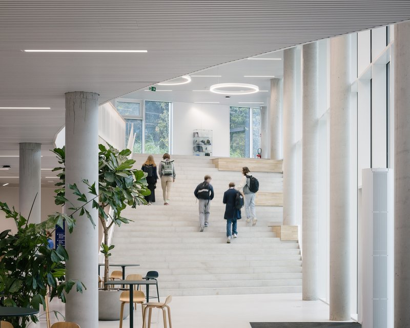 Learning and Innovation Center / evr-Architecten - Interior Photography, Glass