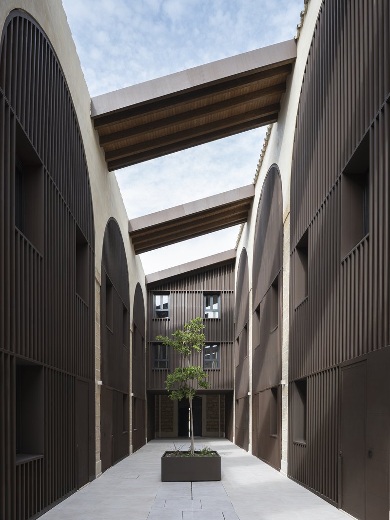 De la Riva Sherry Homes / Juan Vega Arquitectos - Exterior Photography, Courtyard