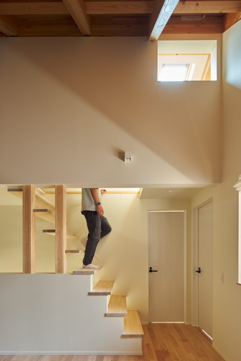 Two Large Roofs Leaning Together