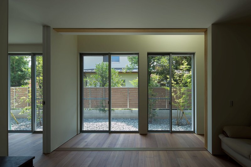 Two Large Roofs Leaning Together