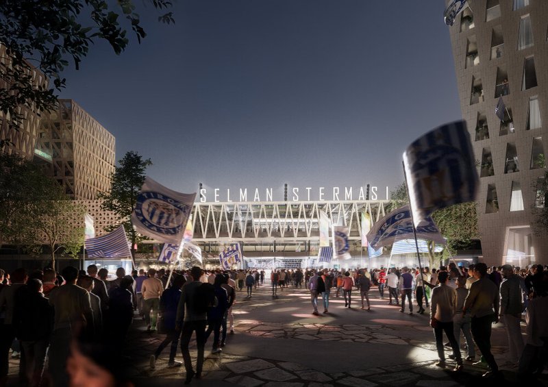 OMA wins competition to revitalize tirana football stadium and its surrounding urban blocks