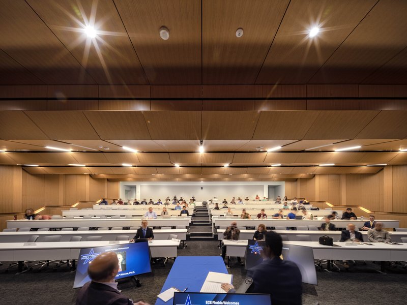 University of Florida - Malachowsky Hall for Data Science and Information Technology / Bohlin Cywinksi Jackson - Interior Photography, Kitchen, Chair