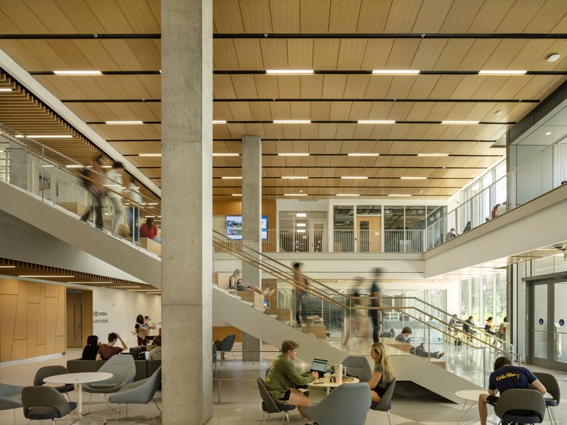 University of Florida - Malachowsky Hall for Data Science and Information Technology / Bohlin Cywinksi Jackson - Interior Photography, Lighting, Glass, Chair